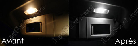 LED Sunvisor Vanity Mirrors Audi A3 8L