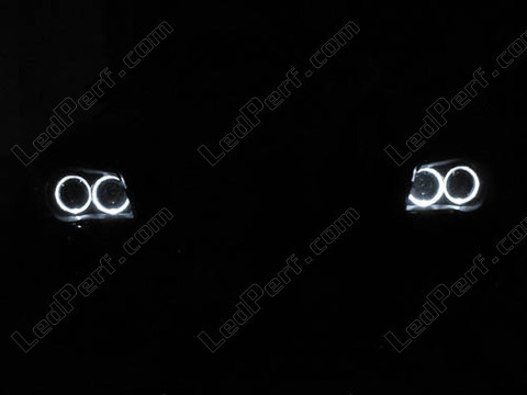 white xenon 6000K LEDs for Angel eyes for BMW 1 Series phase 1