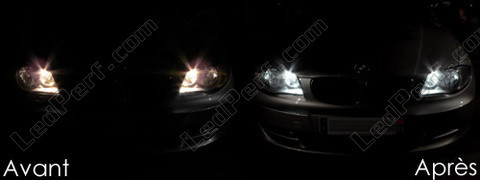 xenon white sidelight bulbs LED for BMW Serie 1 (E81 E82 E87 E88)