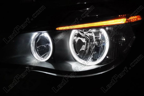 fortov Torden forarbejdning Angel Eyes (rings) LED pack for BMW 5 Series (E60 - E61) Phase 2 (LCI) -  Without original mount xenon