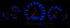 blue Citroen C5 I LED Meter lighting