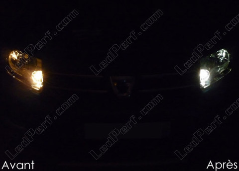 xenon white sidelight bulbs LED for Dacia Sandero 2