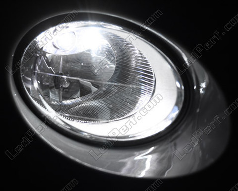 Xenon White LED sidelight bulbs/Daytime running lights for Fiat 500