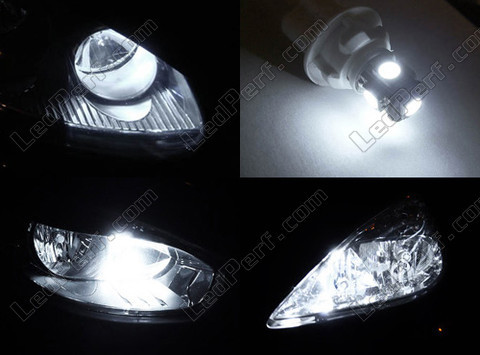 xenon white sidelight bulbs LED for Fiat Fiorino Tuning