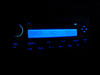 blue fiat Grande Punto Evo LED Car radio lighting