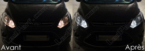 xenon white sidelight bulbs LED for Ford C MAX MK2
