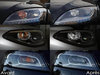 Front indicators LED for Ford Edge II before and after