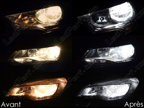 Low-beam headlights LED for Ford Fiesta MK6 Tuning