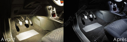 LEDs for footwell and floor Ford Fiesta MK7
