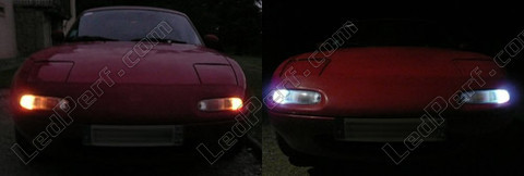 xenon white sidelight bulbs LED for Mazda MX-5 NA
