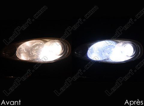 headlights LED for Mazda MX 5 Phase 2 before and after