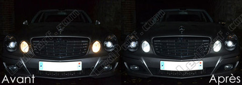 xenon white sidelight bulbs LED for Mercedes E-Class (W211)