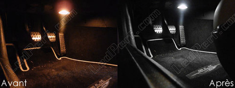 LEDs for footwell and floor Mercedes SLK R171