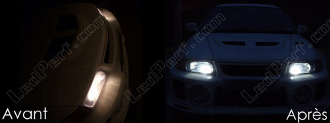xenon white sidelight bulbs LED for Mitsubishi Lancer Evolution 5