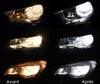 headlights LED for Mitsubishi Pajero IV before and after