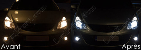 headlights LED for Opel Corsa D