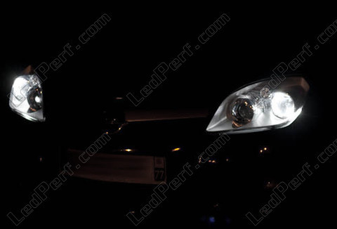 xenon white sidelight bulbs LED for Opel Tigra TwinTop
