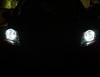 xenon white sidelight bulbs LED for Peugeot 107