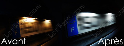 licence plate LED for Peugeot 206+