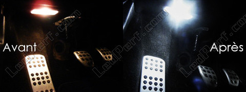 LEDs for footwell and floor Peugeot 308 Rcz
