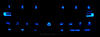 Car radio Cabasse blue LED for Renault Megane 2