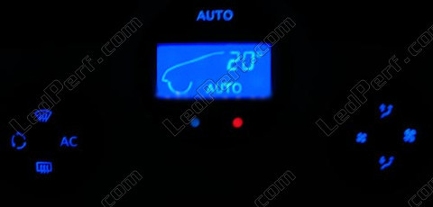 blue Automatic air conditioning LED for Renault Megane 2