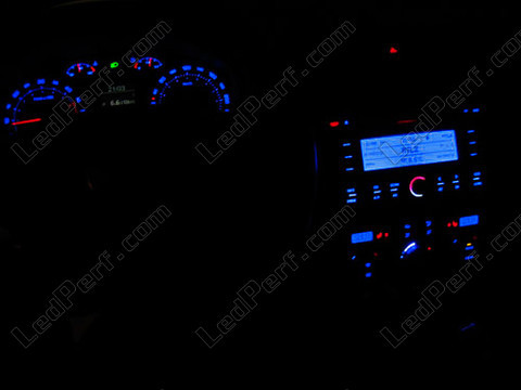 blue instrument panel LED for Skoda Octavia 2