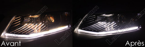 xenon white sidelight bulbs LED for Skoda Octavia 3
