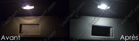 LED Sunvisor Vanity Mirrors Skoda Superb 3T