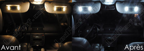 Vanity mirrors - sun visor LED for Volkswagen Sharan 7M 2001-2010