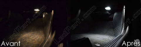LEDs for front footwell and floor Volvo C30