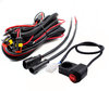 Complete electrical harness with waterproof connectors, 15A fuse, relay and handlebar switch for a plug and play installation on Kawasaki Versys 1000 (2018 - 2023)<br />