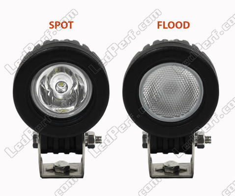 Aprilia RS4 125 4T Spotlight VS Floodlight beam