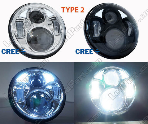 BMW Motorrad G 650 Xcountry Type 2 Motorcycle headlight LED with Daytime running lights