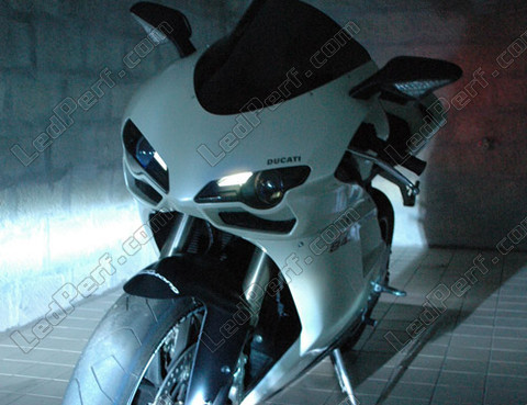 xenon white sidelight bulbs LED for Ducati 848 Superbike