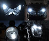 xenon white sidelight bulbs LED for Gilera Fuoco 500 Tuning