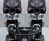 Front indicators LED for Harley-Davidson Super Glide 1450 before and after