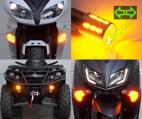 Front indicators LED for Harley-Davidson Super Glide T Sport 1450 Tuning