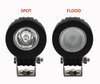 Kymco MXU 550 Spotlight VS Floodlight beam