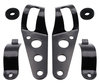 Set of Attachment brackets for black round Moto-Guzzi Bellagio 940 headlights