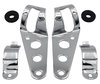 Set of Attachment brackets for chrome round Moto-Guzzi Bellagio 940 headlights