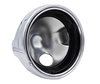round chrome headlight for adaptation to a Full LED look on Suzuki Intruder 1400