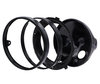 Black round headlight for 7 inch full LED optics of Yamaha XJR 1300 (MK3), parts assembly