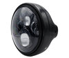 Example of headlight and black LED optic for Yamaha XV 1700 Roadstar Warrior
