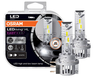 Osram LEDriving® HL EASY H15 LED Bulbs - 64176DWESY-HCB
