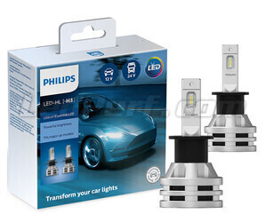 H3 LED bulbs Kit PHILIPS Ultinon Essential LED - 11336UE2X2