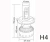 Led High Power H4 Led Bulb Tuning