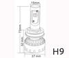 Mini High Power H9 Led Bulb