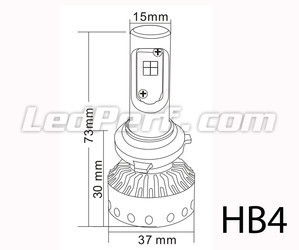 Mini High Power HB4 Led Bulbs
