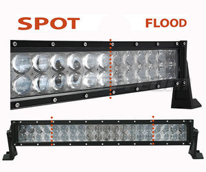 4D LED Light Bar CREE Double Row 120W 10900 Lumens for 4WD - Truck - Tractor Spotlight VS Floodlight